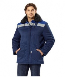 Куртка утепленная БРИГАДА,, размер 52-54, рост 182-188, цвет синий купить в Санкт-Петербурге
