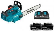 Пила цепная аккумуляторная MAKITA DUC356PT2 (BL-Motor,1100Вт,36В/2х18В/2*5.0Ач/LXT,шина35см,шаг3/8