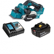 Рубанок аккумуляторный MAKITA DKP181RT (BL-Motor,18В/1*5.0Ач/LXT,82мм,глубина3мм) **