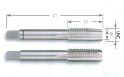 Метчик дюймовый UNC 5/8"х11 осн. (к-т 2шт) 2B 115CrV3 PN8/3015 Bucovice(CzTool) 115580-2