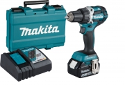 Аккумуляторная дрель-шуруповерт MAKITA DDF484RT (BL-Motor,18B,1*5.0Ач/LXT,13мм,54Нм,кейс)