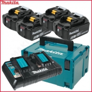 Набор MAKITA PSK MKP3PG184 (кейс-MAKPAC3+з/у-DC18RD+аккумуляторы-BL1860B-4шт)/198094-8