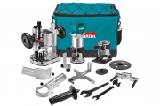 Фрезер MAKITA RT0702CX2 (710Вт,6/8мм,глубина35мм,3базы,сумка) **