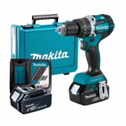 Аккумуляторная дрель-шуруповерт MAKITA DDF484RME (BL-Motor,18B,2*4.0Ач/LXT,54/30Нм,кейс)