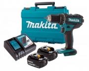 Аккумуляторная дрель-шуруповерт MAKITA DDF482RME (18B,13мм,2*4.0Ач/LXT,62/36Нм,,кейс) **