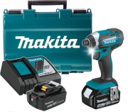 Шуруповерт аккумуляторный ударный MAKITA DTD152RME (18В,2*4.0Ач/Li-Ion,1/4