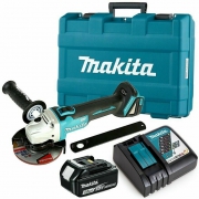 MAKITA DGA504RF (BL-Motor,18В,1*3.0Ач/LXT,125х22мм,8500об/мин,кейс)