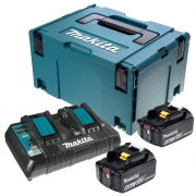 Набор MAKITA PSK MKP3G182 (кейс-MAKPAC3+з/у-DC18RD+аккумуляторы-BL1860B-2шт)/198080-9