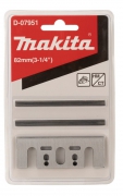 Ножи для рубанка MAKITA 1902,1923H,KP0800/0810/0810C (82мм,ТСТ,2 двухстор.+2одностор.лезвия)/D-07951